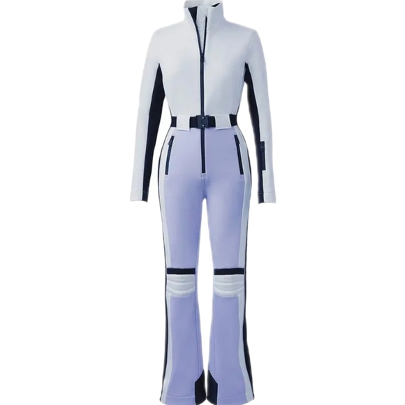 Mackage Brie Colorblocked Shell Ski Suit Lilac Medium - Picture 1 of 17